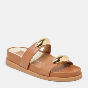 Dolce Vita Satine Tan Gold Sandal